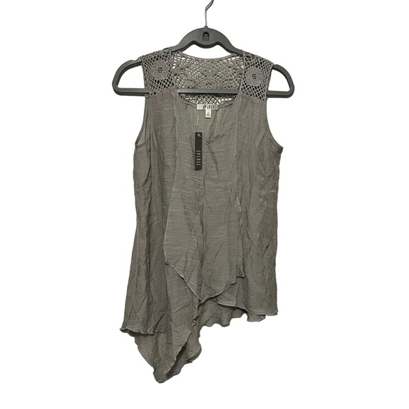 Spense Sleeveless Hankerchef Sleeveless NWT Summer Blouse - Picture 1 of 6